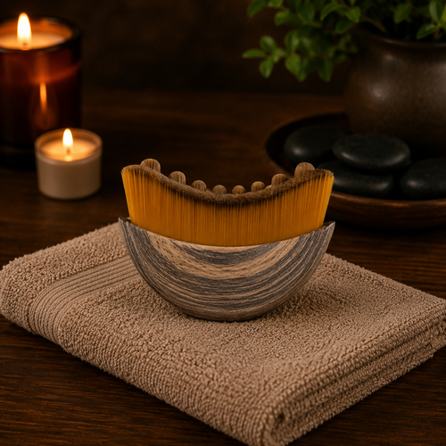 Brosse Gua Sha avec poil
