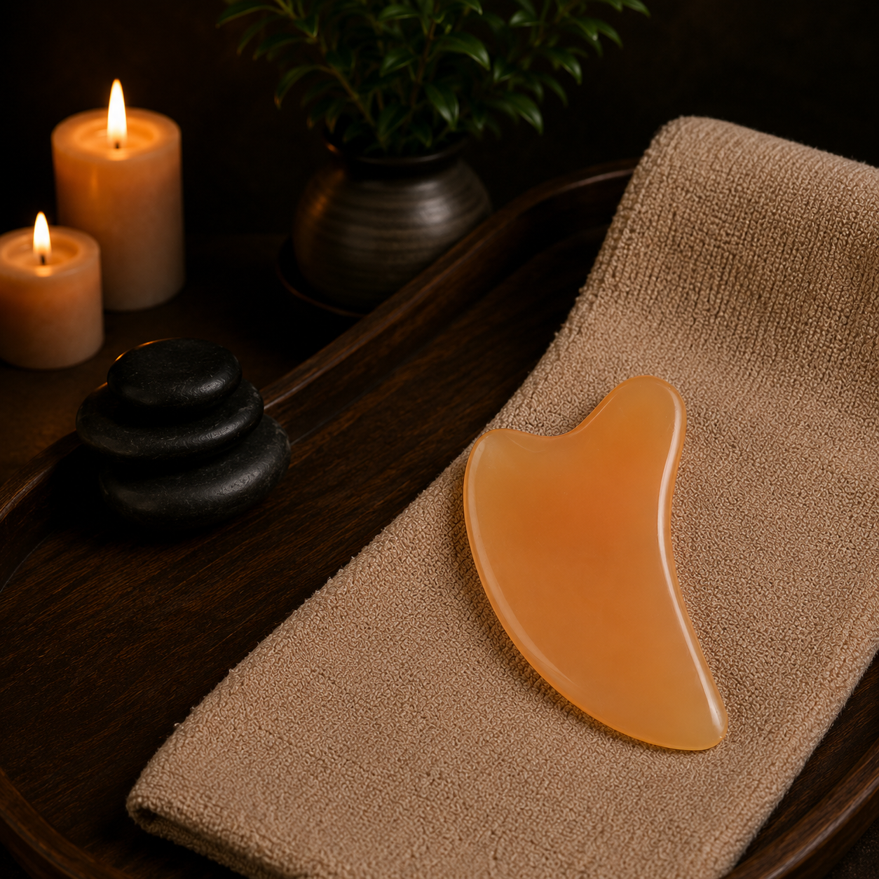 Brosse de Massage Facial & Acupression