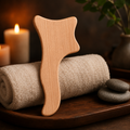 Planche de gua sha corps en bois naturel